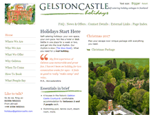 Tablet Screenshot of gelstoncastle.com